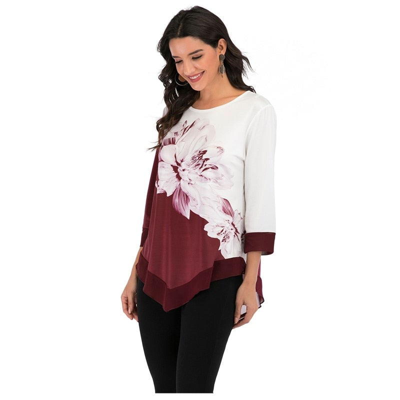 CHYLEANNA  Hem Irregularity Shirt