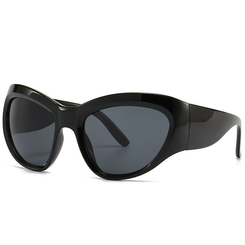 CHYLEANNA  Oversized Cateye Hip Hop Sunglasses