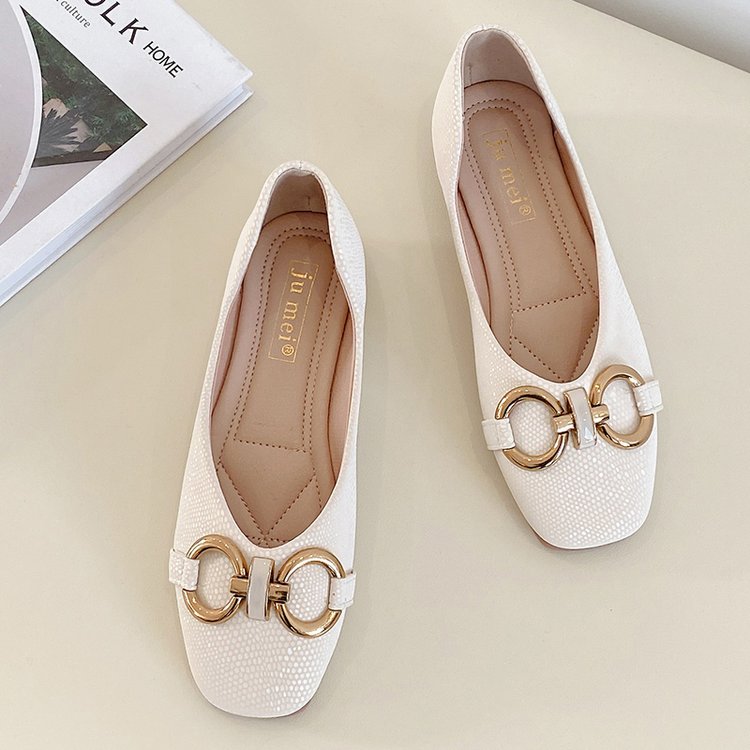 CHYLEIGH  Retro Buckle Slip On Shoes