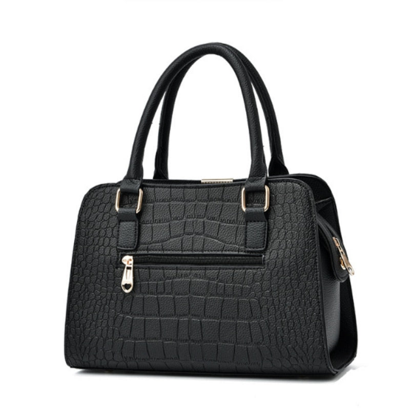 CHYLEANNA  Stylish Caiman Pattern Leather Bag