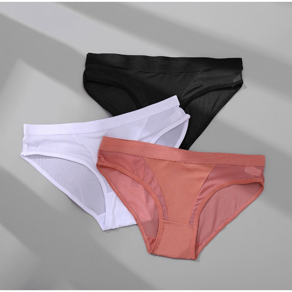 CHYLEANNA  3 Pcs/Set  Brief Perspective Panties