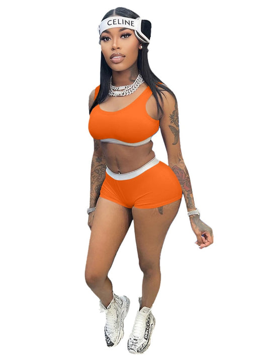 CHYLEANNA  2 Pc/Set Bodycon Workout Outfits