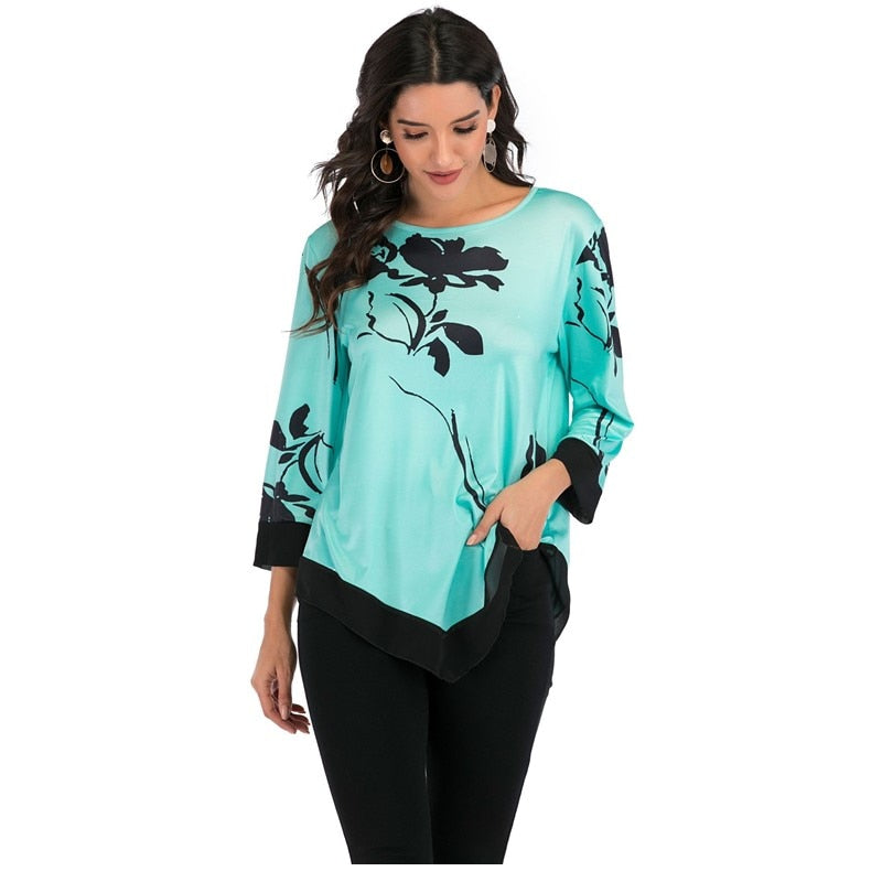 CHYLEANNA  Hem Irregularity Shirt