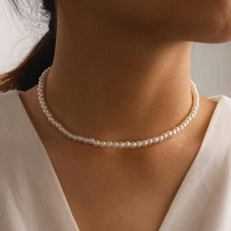 CHYLEANNA  Vintage Pearl Necklace