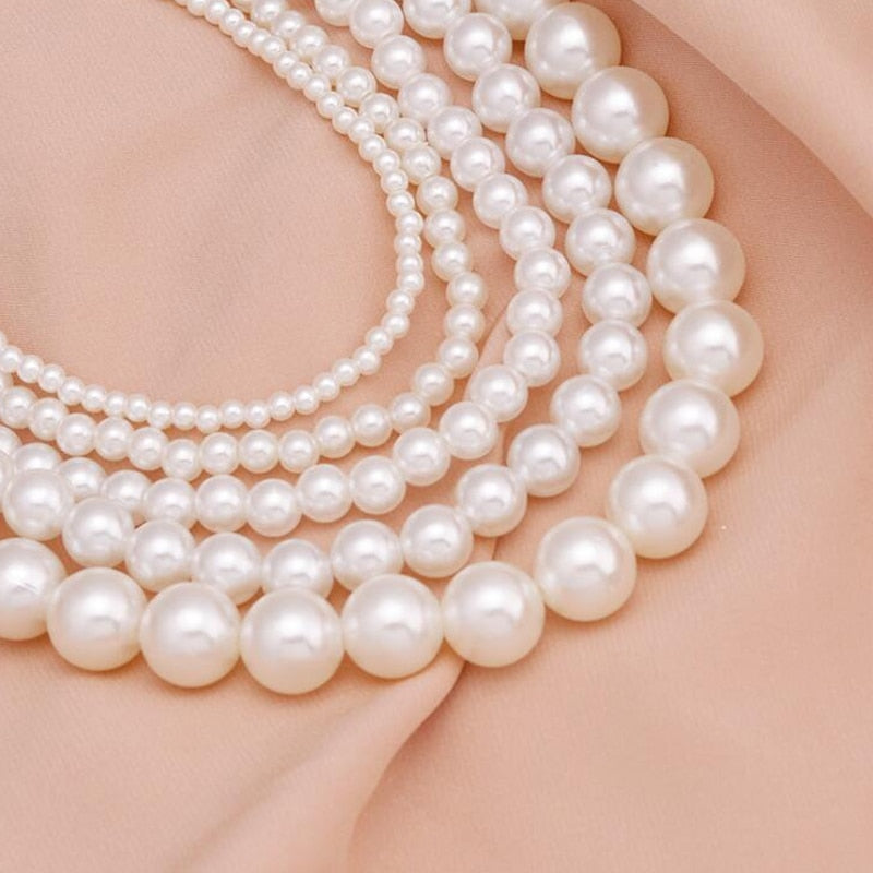 CHYLEANNA  Vintage Pearl Necklace