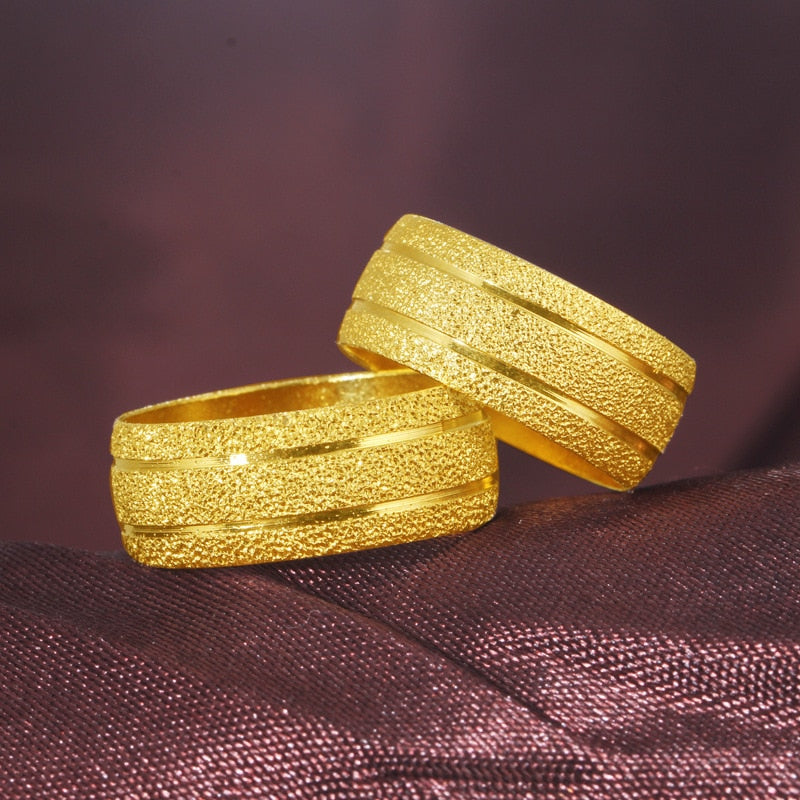 CHYLEANNA 24k geelgouden matte ring