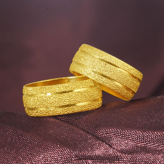 CHYLEANNA  24k Yellow Gold Matte Ring