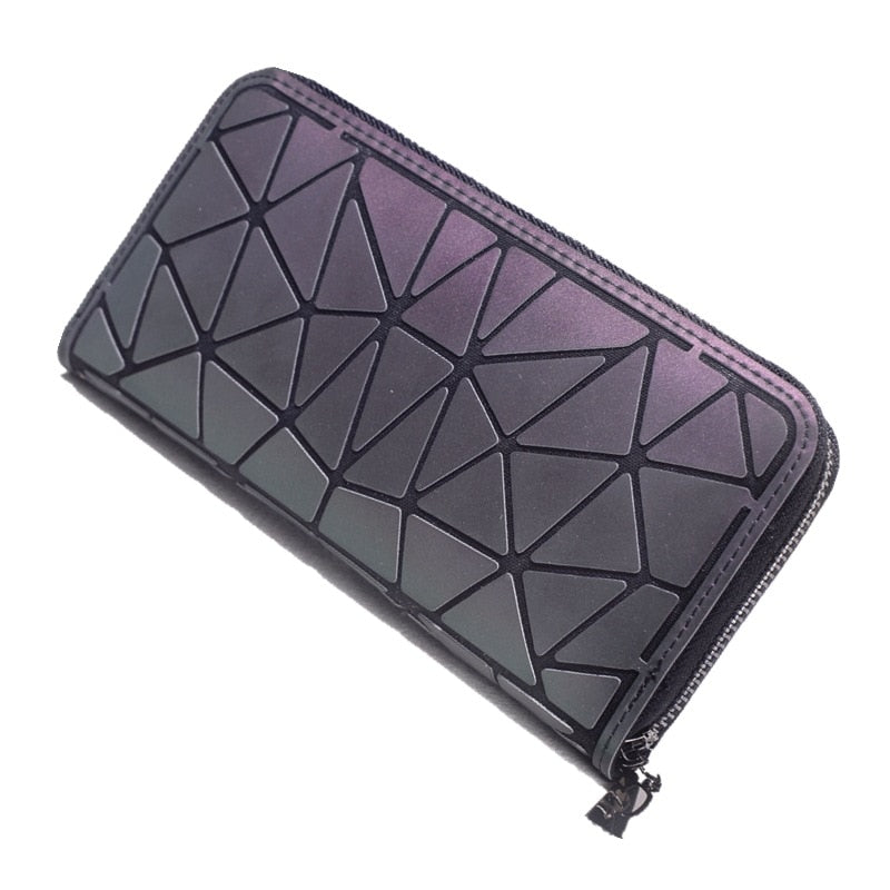 CHYLEANNA   Geometric Luminous Clutch Wallet