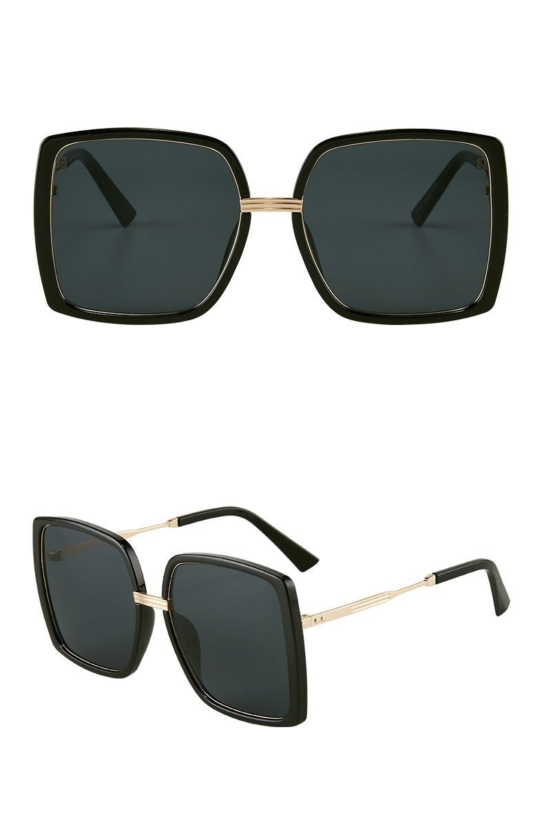 CHYLEANNA  Oversized Alloy Square Sunglasses